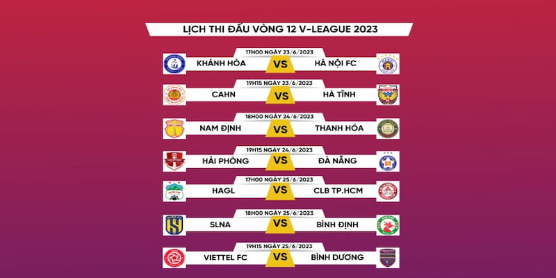 Cách theo dõi Lịch thi đấu V-League hiệu quả và cập nhật Tỷ lệ cá cược